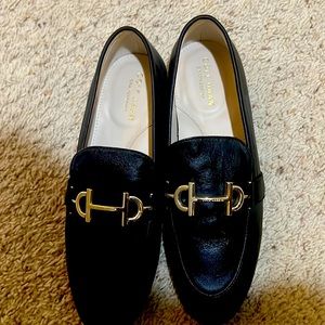 Black Cole Haan loafers never worn 7 1/2